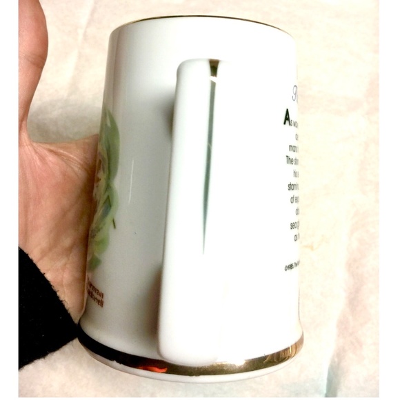 VTG 1985 NORMAN ROCKWELL Braving The Storm Tankard Mug Seafarer's Collection - Picture 3 of 7